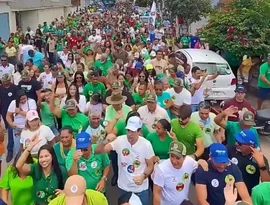 Multidões em Igaci e Estrela marcam avanço da campanha de Hugo Wanderley