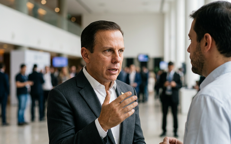 Em mensagem a Vorcaro, João Doria demonstra preocupação e sugere reação