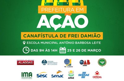 Canafístula de Frei Damião recebe o Prefeitura em Ação