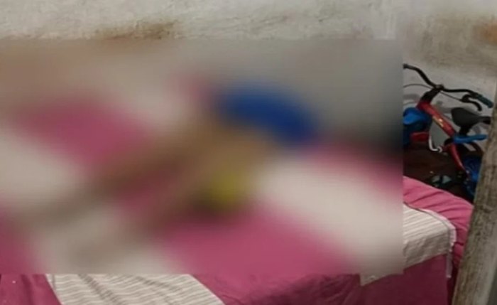 Corpo de Ana Clara caiu sobre a cama na casa do vizinho