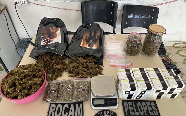 PM flagra tráfico de drogas e porte ilegal de arma em operações no Agreste de Alagoas