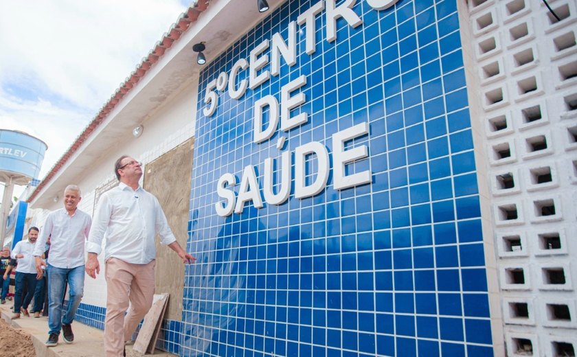 Luciano amplia prédio do 5º Centro de Saúde em Arapiraca