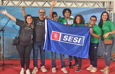 Rede Sesi/Senai brilha na fase estadual da Olimpíada Brasileira de Robótica