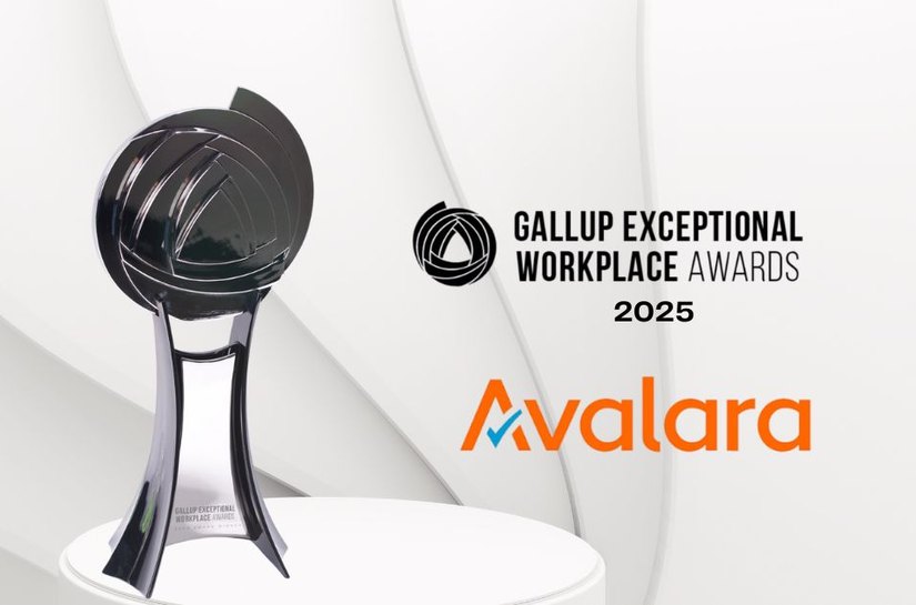 Avalara é premiada novamente com o Gallup Exceptional Workplace Award 2025