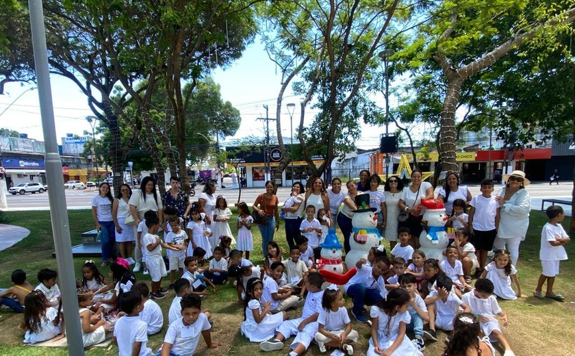 Alunos da Educação Infantil finalizam etapa de aprendizagem no Parque Centenário