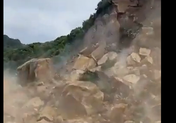 Deslizamento de terra deixa feridos em Taiwan; veja vídeo