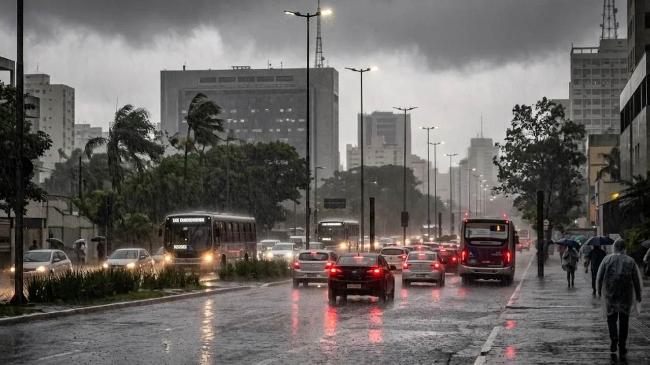 SP e outras áreas do País têm alerta para tempestade