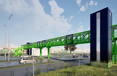 Passarela do Canaã tem nova etapa de montagem neste sábado