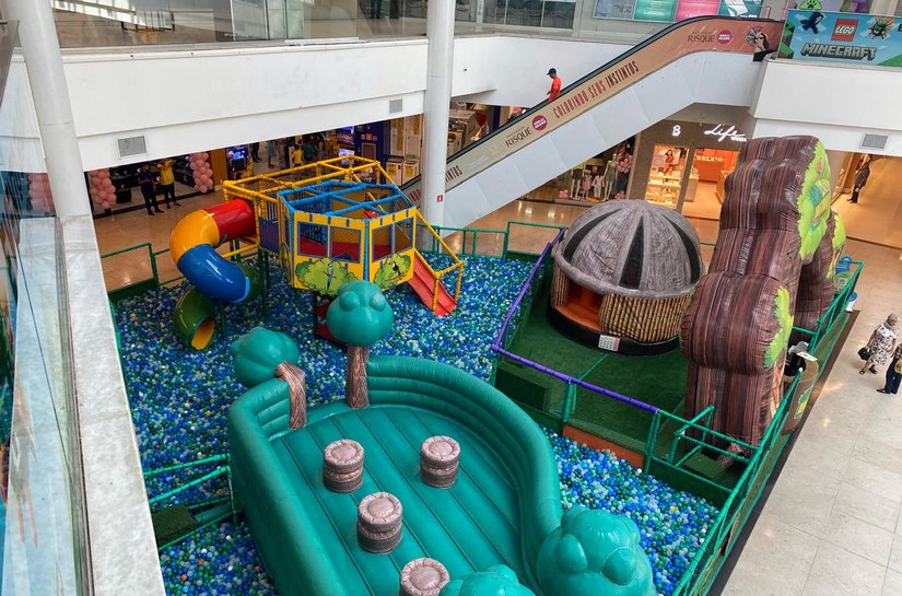 Shopping Pátio Maceió é cenário da atração Amazônica da Turma da Mônica na parte alta da cidade
