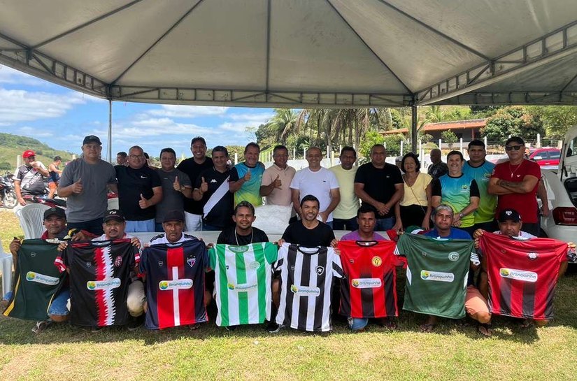 Prefeitura de Branquinha promove abertura do Campeonato Municipal de Futebol