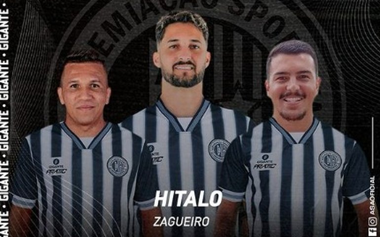 ASA anuncia três reforços para a série D: entre eles o zagueiro Hitalo, ex-CSE