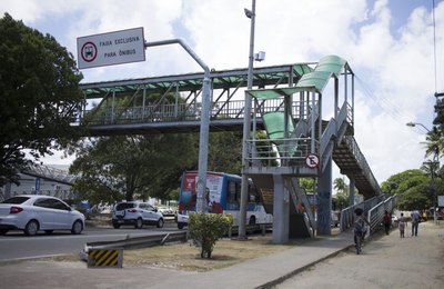 Passarela do Canaã será interditada para reforma nesta segunda 