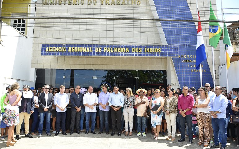 Nova Agência do Ministério do Trabalho foi inaugurada hoje (2), em Palmeira