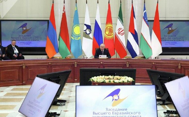 União Econômica Eurasiática consolida protagonismo em novo cenário global, diz Putin