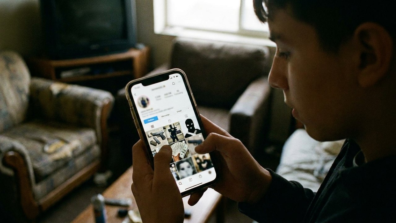 'Narcocultura digital': conteúdos associados a facções alcançam jovens nas redes em 20 minutos