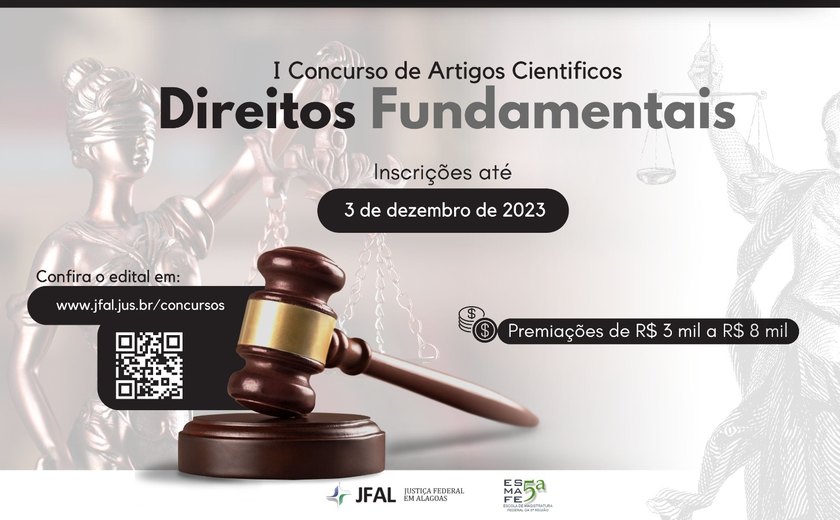 Justiça Federal abre concurso de artigos científicos com premiações de até R$ 8 mil