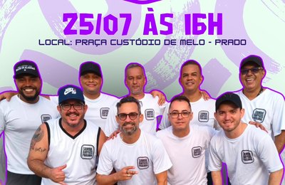 Samba Amigos da Pracinha promove edição solidária e recebe idosos de abrigo no dia 25 de julho