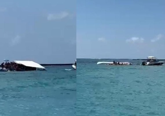 Uma pessoa morre em naufrágio de catamarã em Maragogi