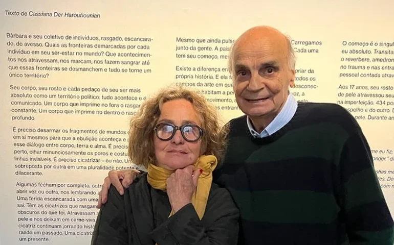 Dráuzio Varella e Regina Braga relembram início do romance após aula de teatro