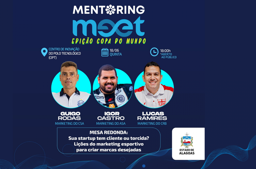 Evento debate marketing esportivo associado à criação de marcas em startups