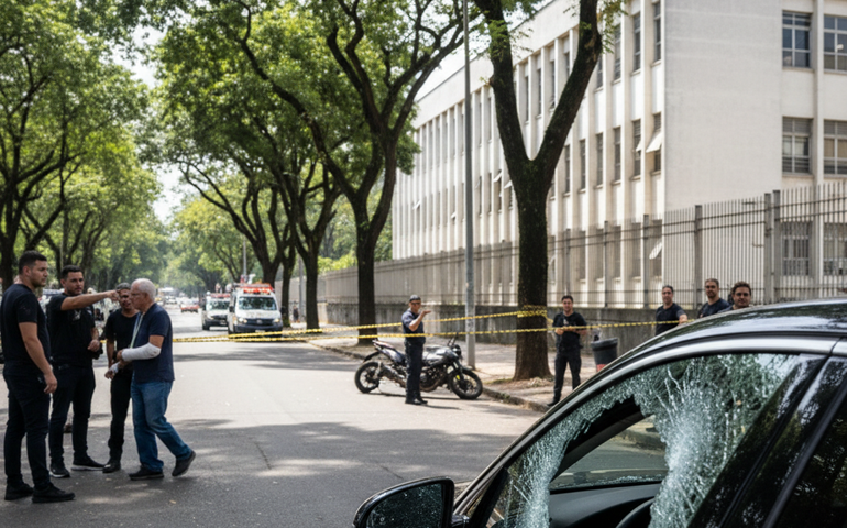 Tentativa de assalto na Tijuca termina com suspeito morto e idoso baleado