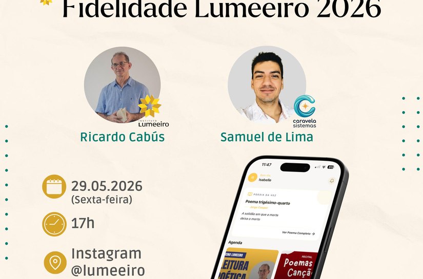 Instituto Lumeeiro lança Aplicativo e Programa de Fidelidade para beneficiar os participantes dos seus eventos poéticos