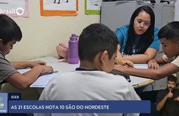 Ideb: as 21 escolas nota 10 são do Nordeste