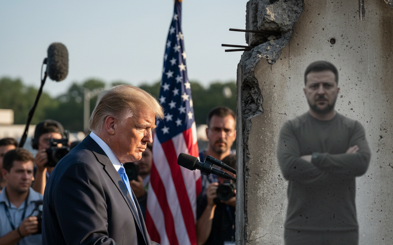 Trump aponta Zelenski como principal obstáculo para acordo de paz na Ucrânia