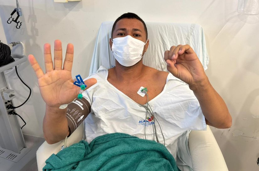 Hospital do Coração Alagoano chega ao 50º transplante com história de superação de paciente