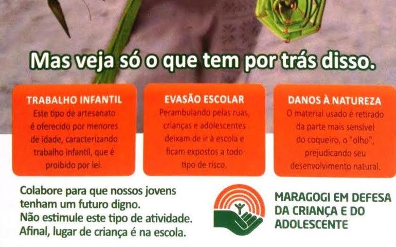 Maragogi comemora resultado positivo da campanha contra o trabalho infantil