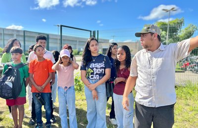 Projeto HUB-S promove educação ambiental e valoriza agricultura familiar com crianças do SCFV e turma do FAT