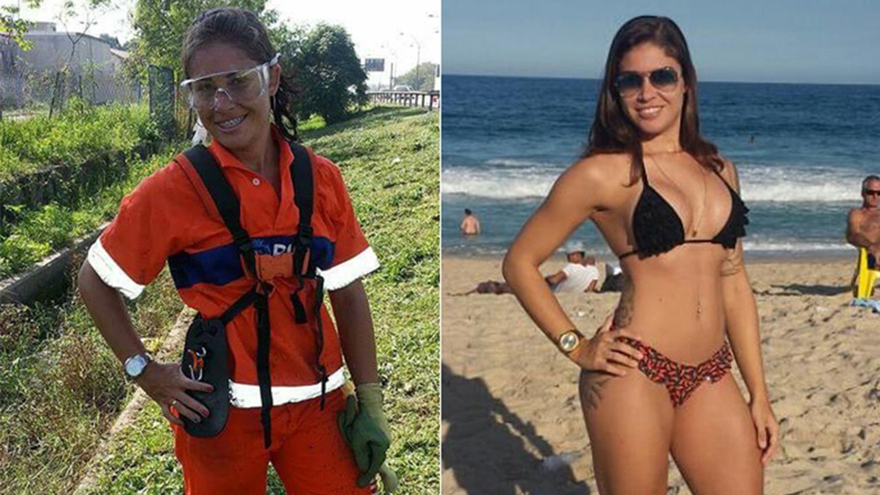 Rita Mattos, a “gari gata”, será musa no carnaval do Rio de Janeiro