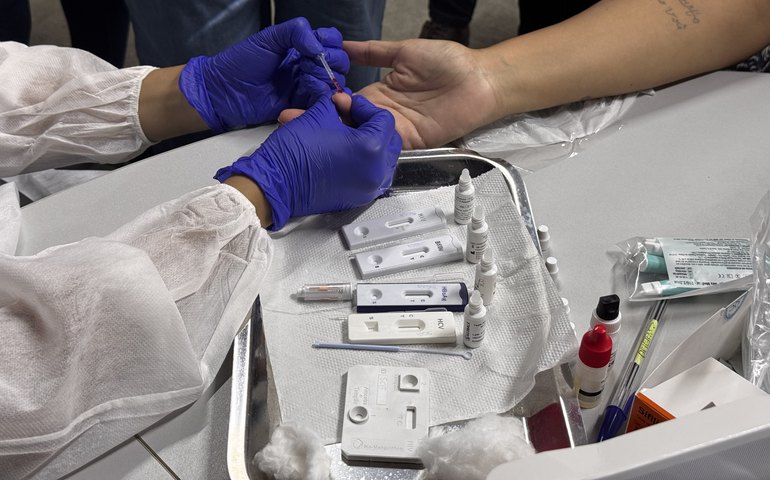 Saúde leva testagem rápida e orientação à população na Feira Agrária nesta sexta-feira(5)