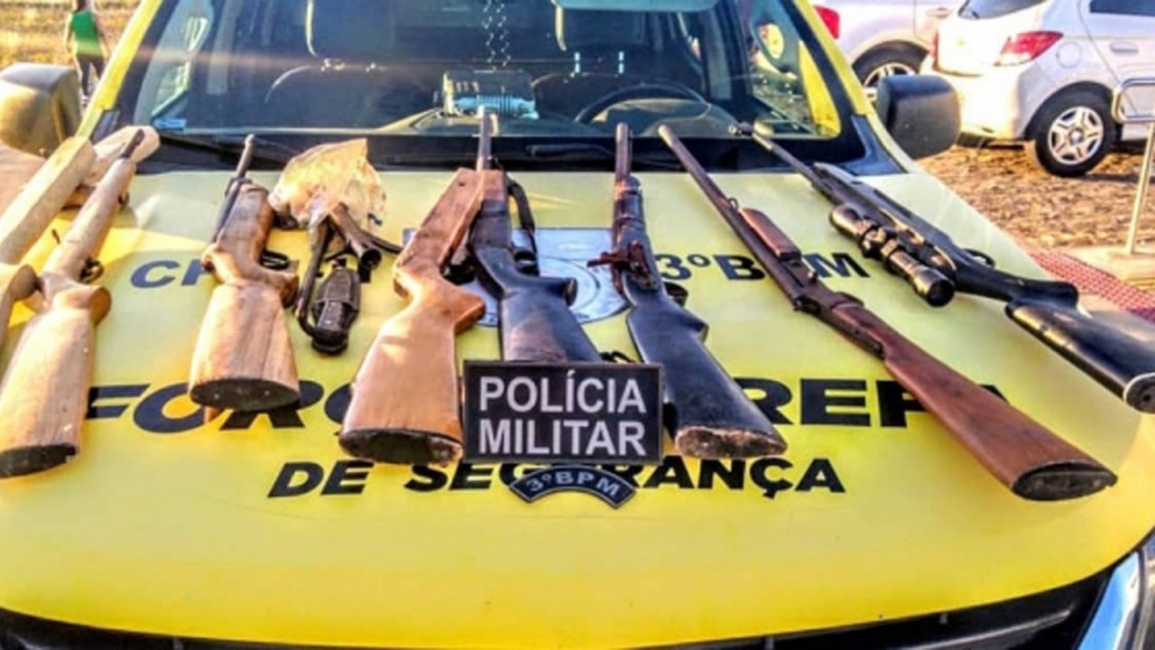 Mais de 1250 armas de fogo foram apreendidas em Alagoas de janeiro a outubro deste ano
