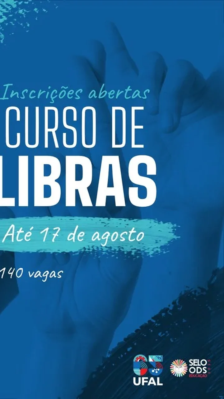 Ufal oferta 140 vagas em curso presencial de Libras no Campus A.C. Simões