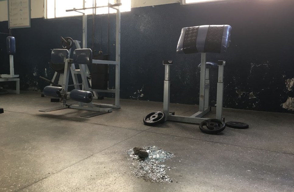 Vandalismo Confiança / Foto: Felipe Martins