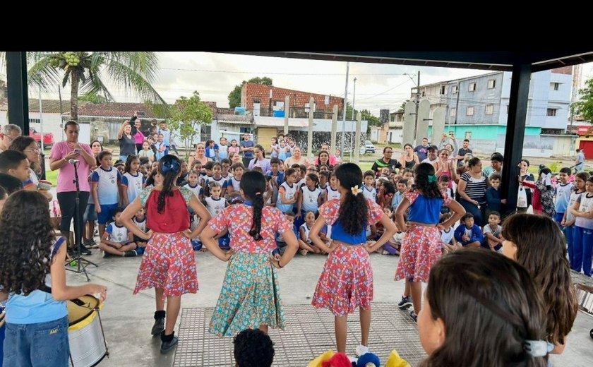 Circuito da Cultura Alagoana destaca talentos musicais na Escola Municipal Maria de Fátima Lira