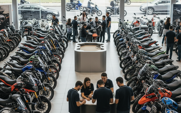 Vendas de motos crescem 17,5% em janeiro e superam carros de passeio
