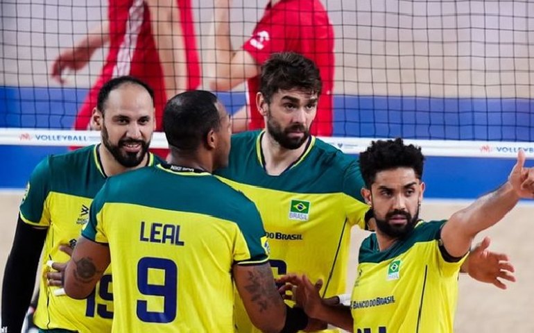 Seleção masculina se recupera na Liga das Nações de vôlei ao vencer a Polônia