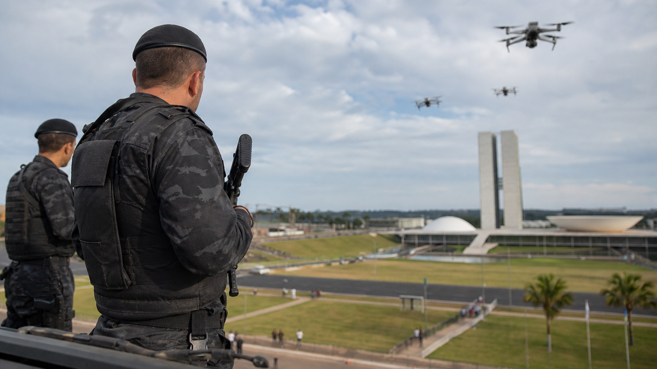 Grades, drones e restrição de voos: como será a segurança do 7 de Setembro em Brasília