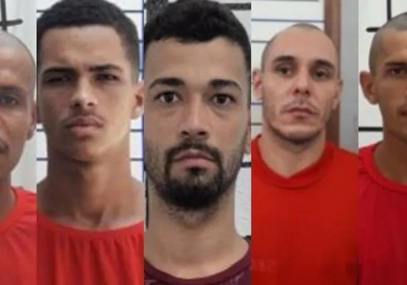 Cinco presos escapam do Baldomero Cavalcanti usando corda de lençóis; um já foi capturado