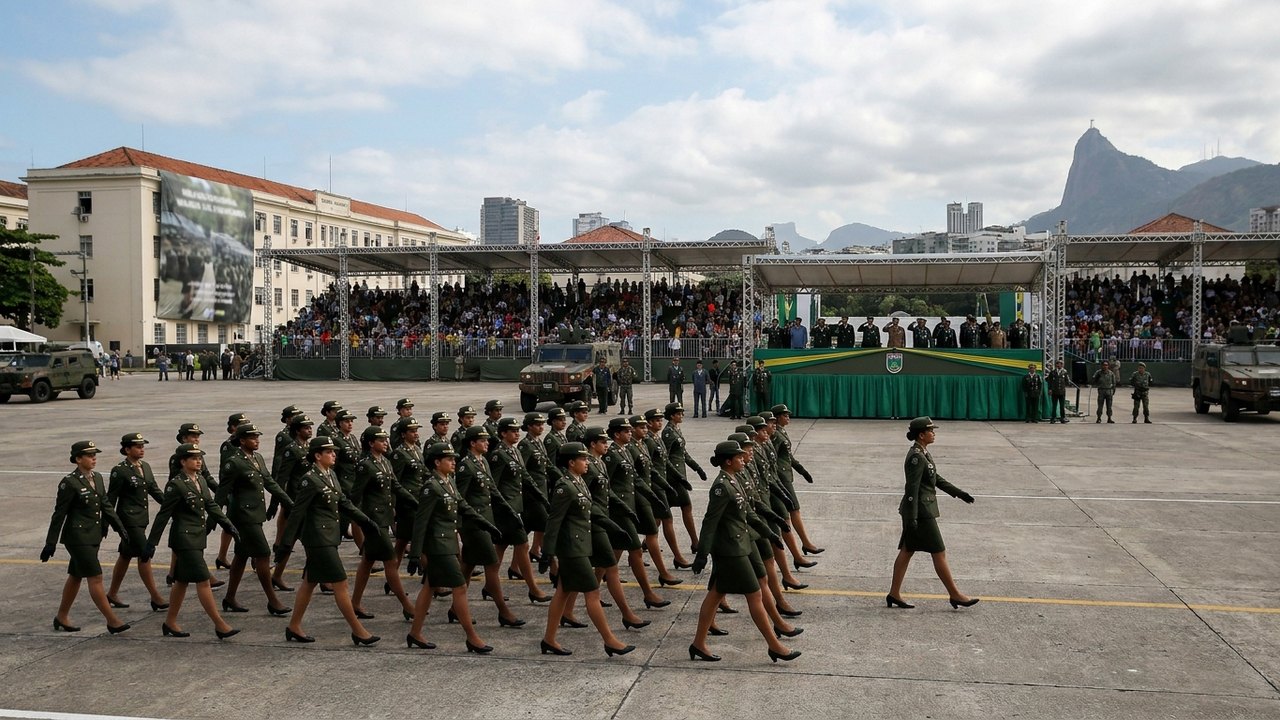Jovens realizam sonho da carreira militar em formatura da primeira turma feminina de soldados no Rio