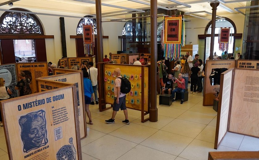 Museu da Língua Portuguesa em SP traz a exposição Vidas em Cordel