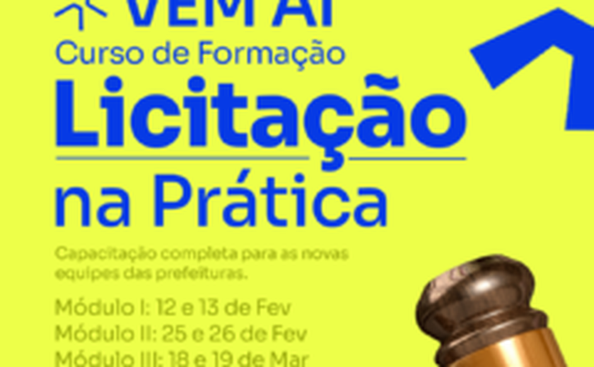 AMA abre inscrições para o primeiro módulo do curso Licitação na Prática Cursos