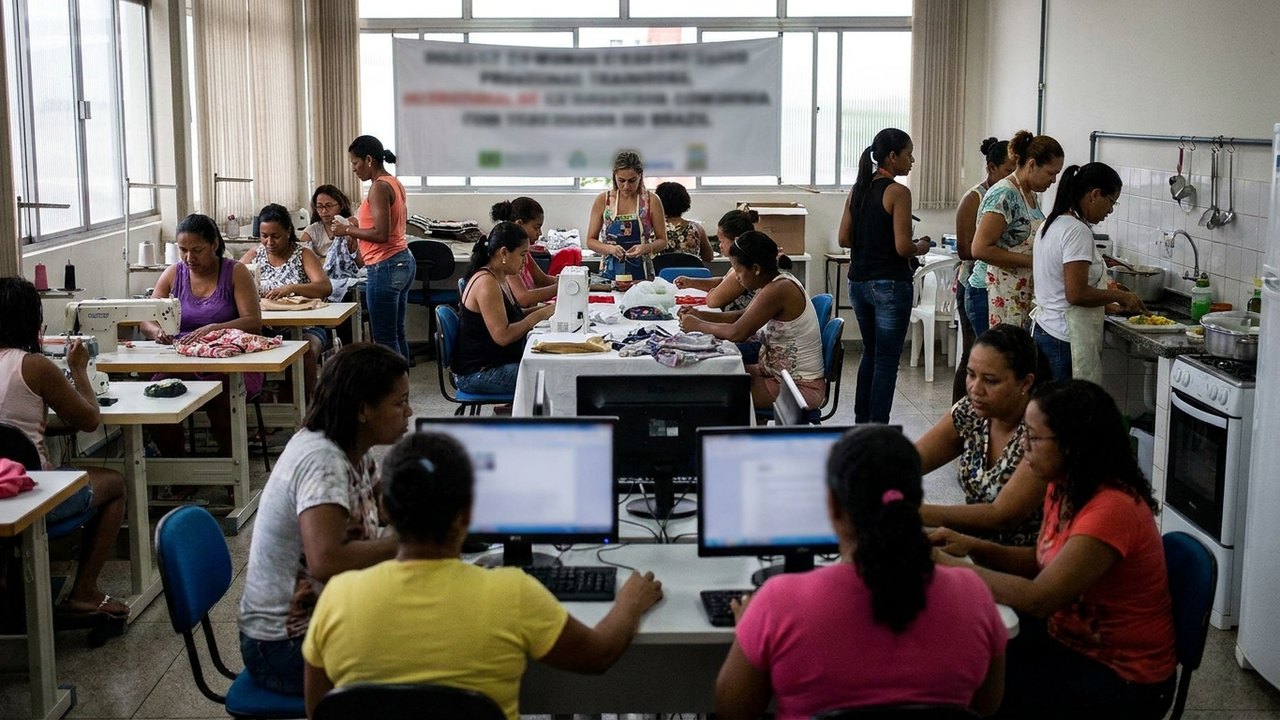 Prefeitura abre mais de 8 mil vagas em cursos gratuitos de qualificação para mulheres