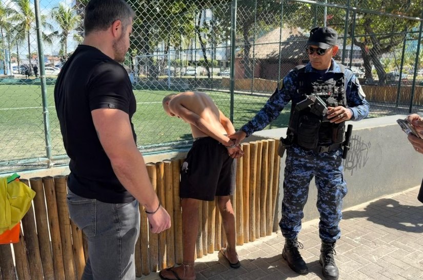 Guarda Municipal intensifica combate ao tráfico e prende criminoso na orla da Pajuçara