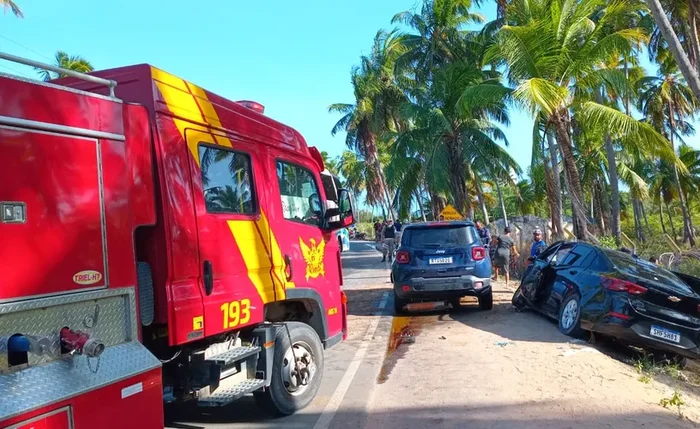 Veículo em que ﻿Geovane Ferreira estava colidiu frontalmente com outro carro