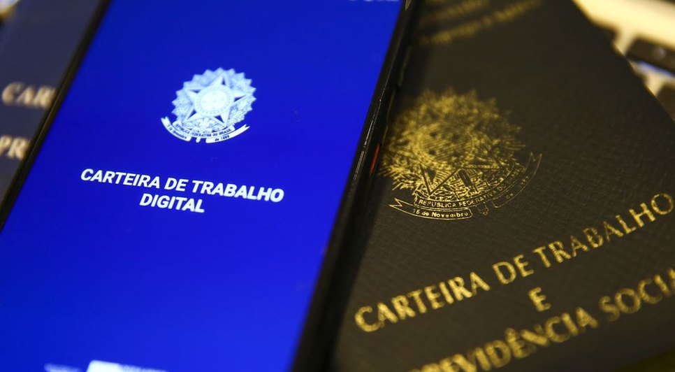 Carteira de trabalho digital.