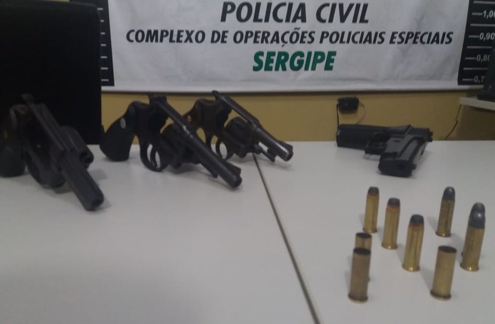 Armas perseguição / Foto: PM/SE