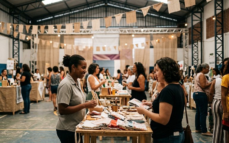 Festival Conectadas incentiva mulheres empreendedoras na quadra da Caprichosos de Pilares